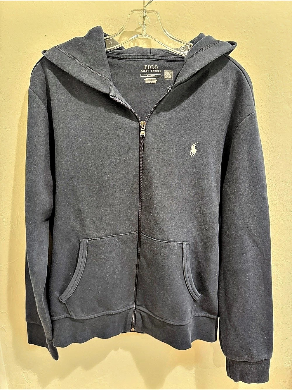 Polo Ralph Lauren Double-Knit Full-Zip Hoodie navy Medium